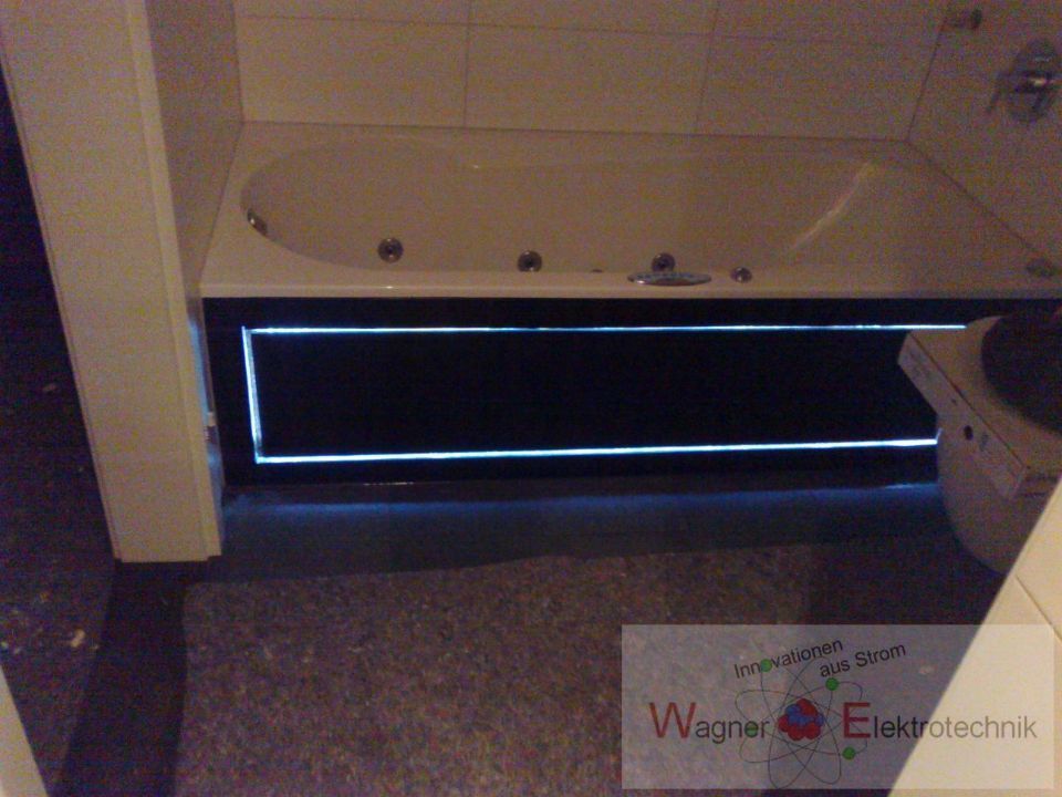 Beleuchtung von Tobias Wagner Elektrotechnik in einem Badezimmer