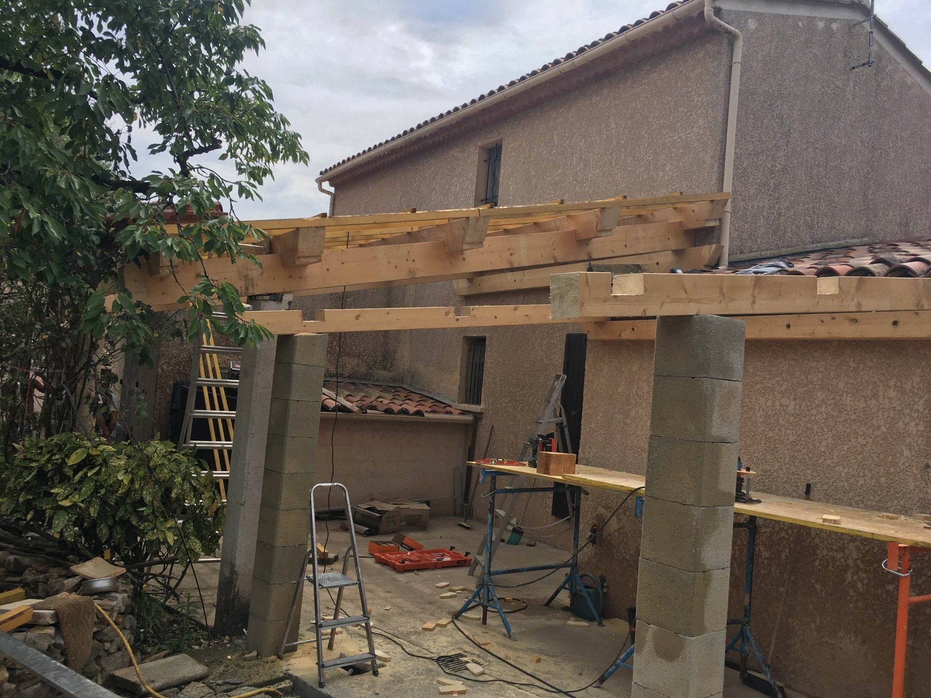 Construction de charpente