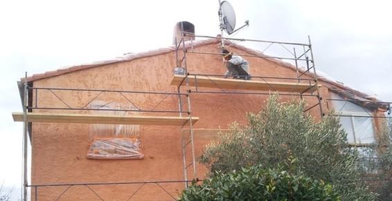 Echafaudage rénovation façade