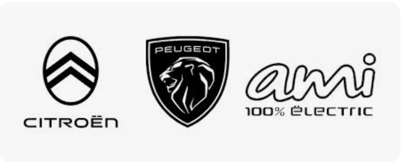 Logo Citroën, Peugeot et AMI