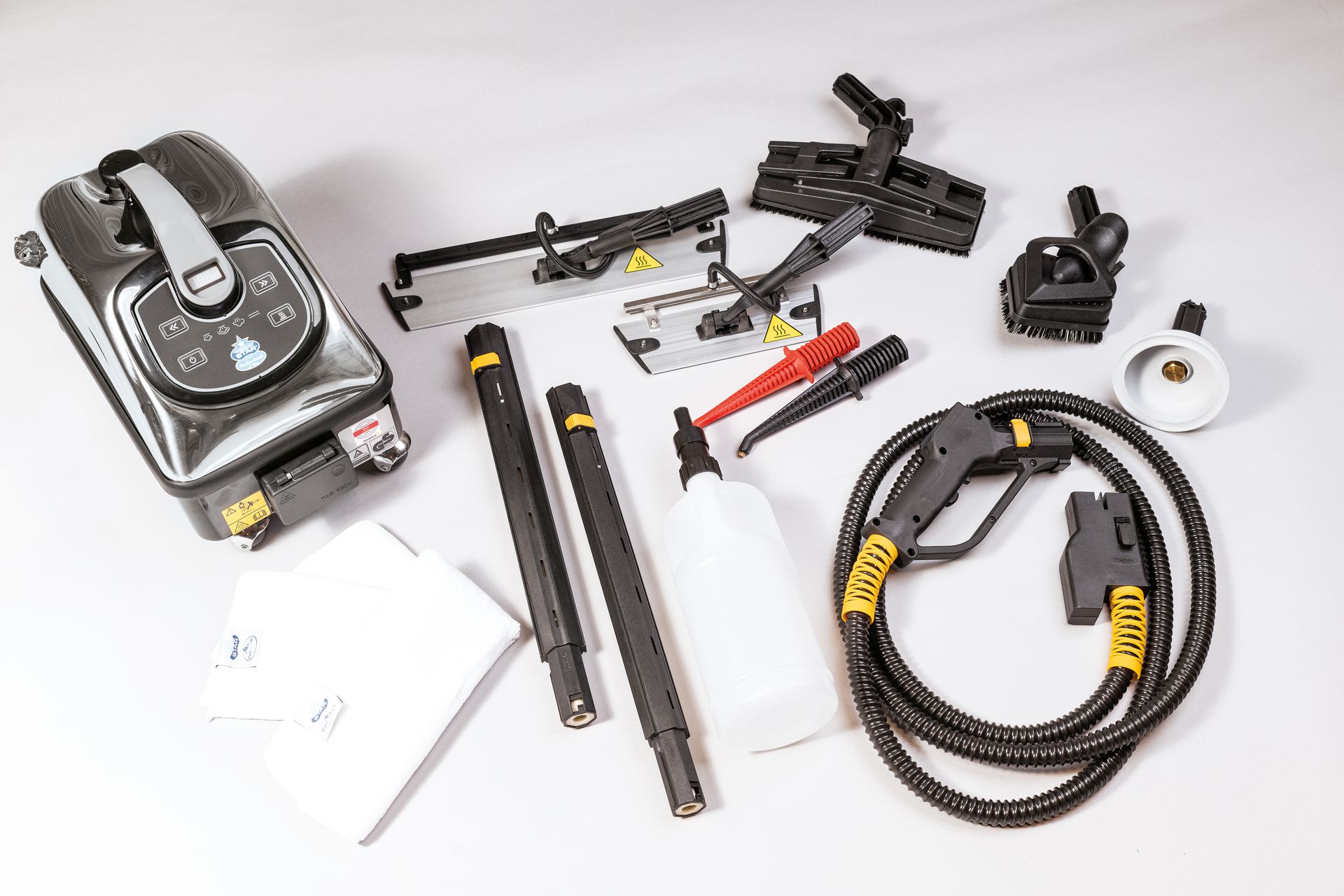 Kuivahyörypesurin eri osia