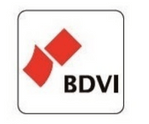 BDVI Logo mit Roten elementen
