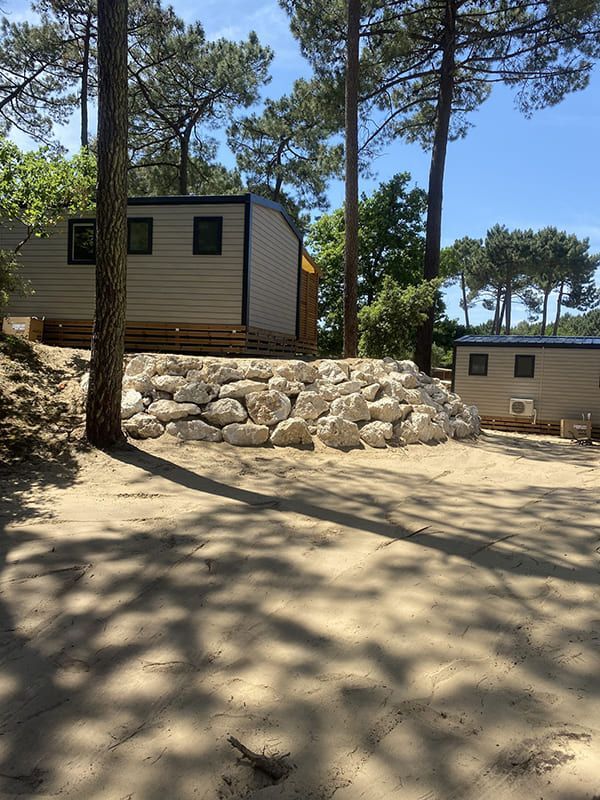 construction de parcelle de mobil-home