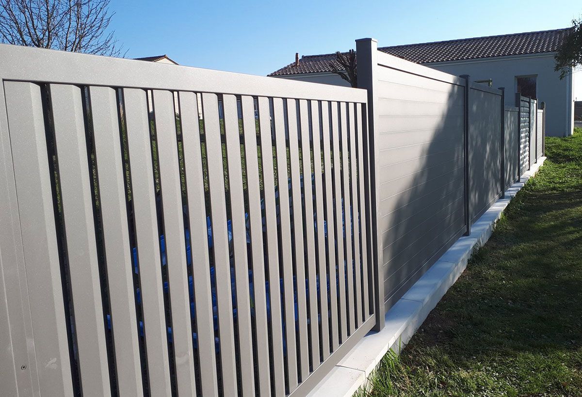 Clôtures pleines et ajourée en bois