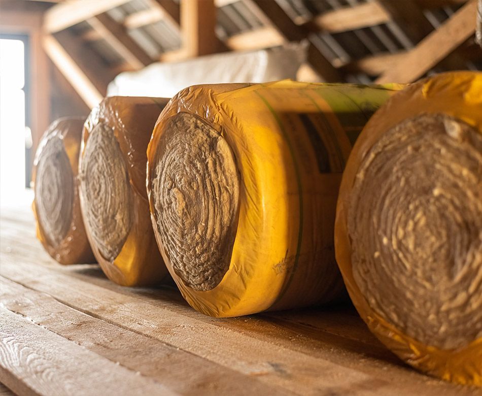 Rouleaux de laine de verre