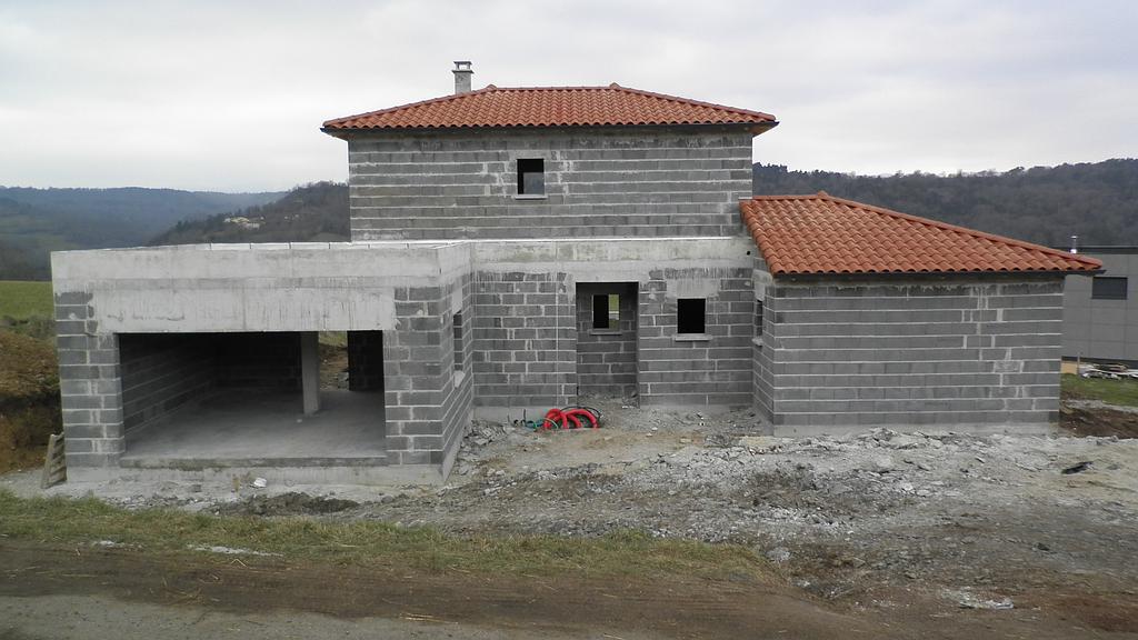 Maçonnerie maison individuelle