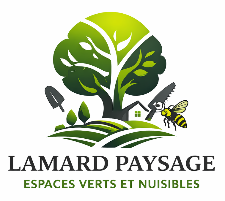 Logo Lamard Paysage, espaces verts et nuisibles.