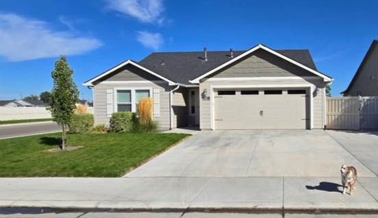 Modern single family long term rental home exterior