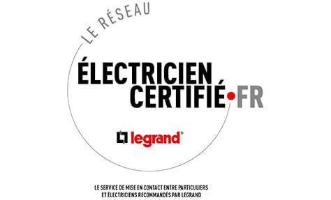 Électricien certifié Legrand