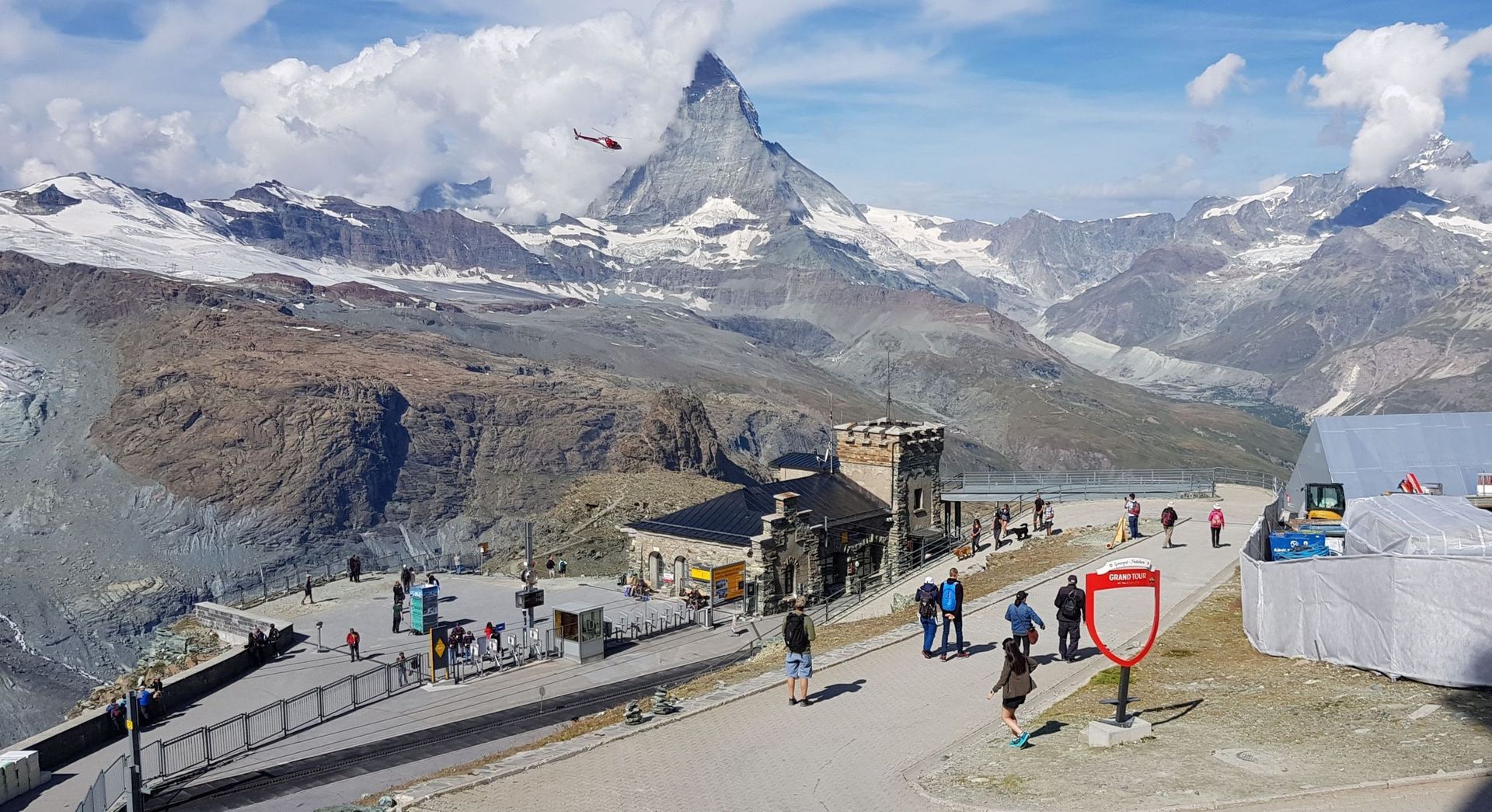 Ausblick vom Gornergrat aufs Matterhorn