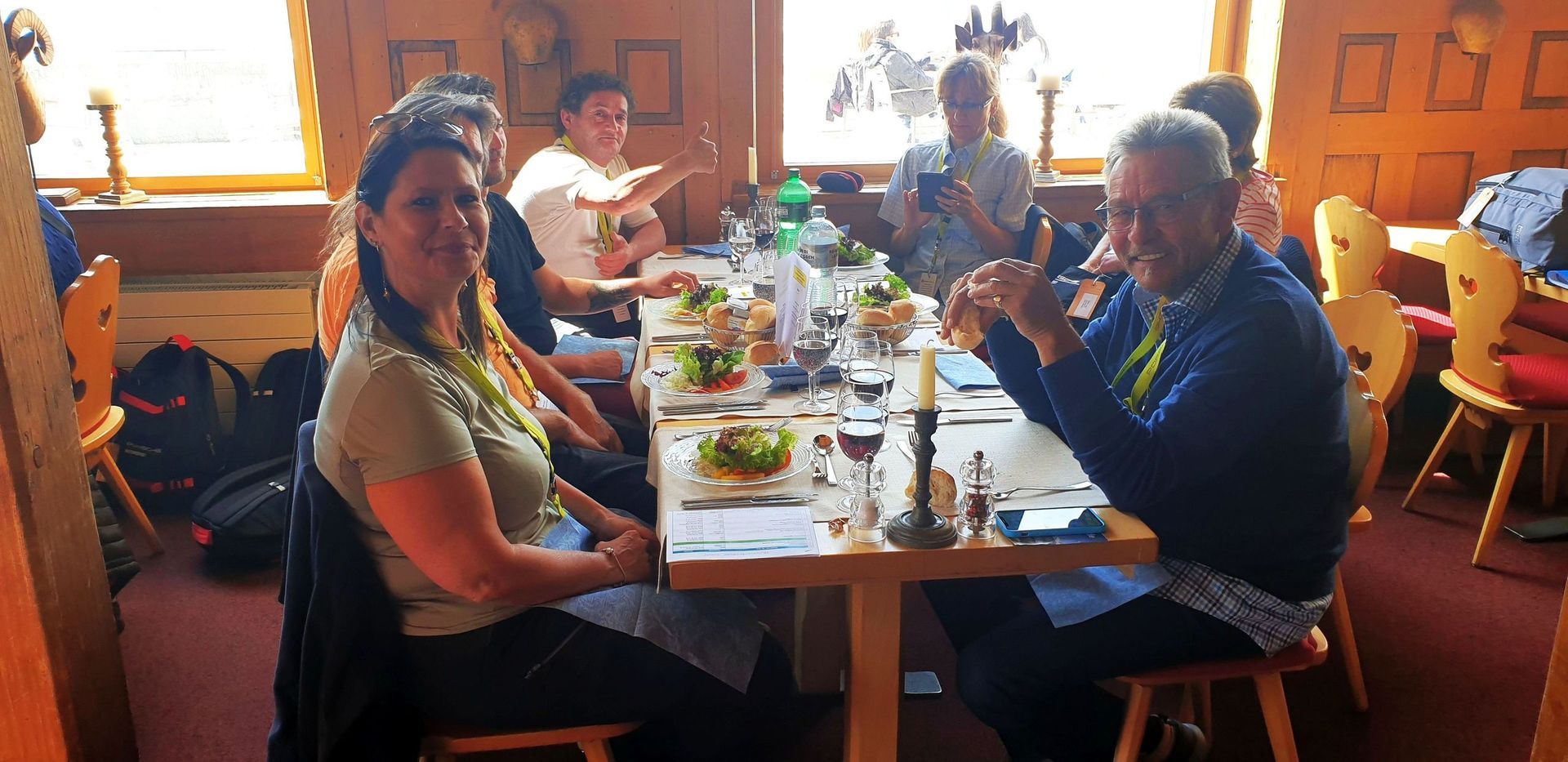 Mittagessen im Kulmhotel auf dem Gornergrat