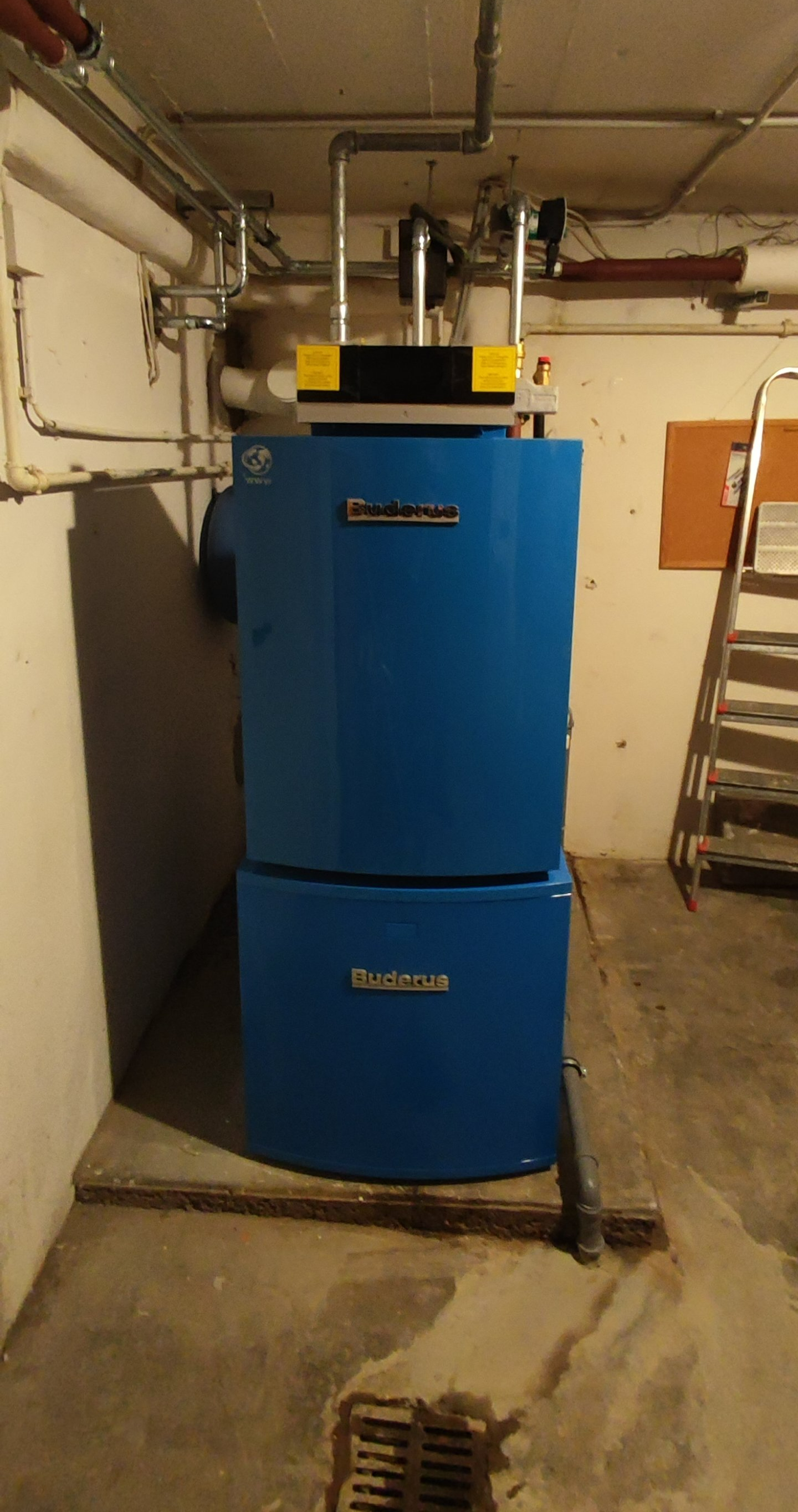 Système de chauffage bleu