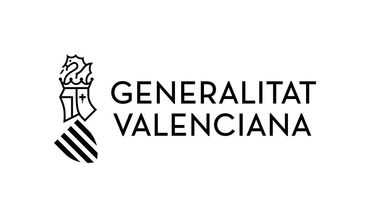 Logotipo de la Generalitat Valenciana en negro sobre fondo blanco.