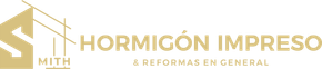 Logo of "Hormig&oacute;n Impreso & Reformas en General," with a geometric design and "MITH."