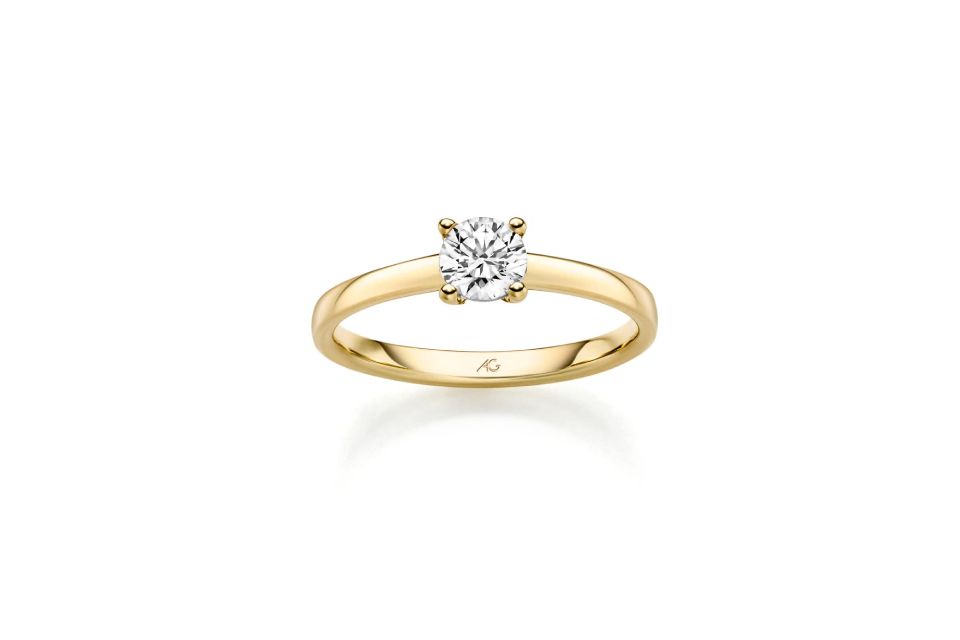 Juwelier Danowski – Goldener Diamantring