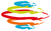 Icon eines bunten Kreisels