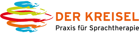 A logo for der kreisel praxis for sprachtherapie