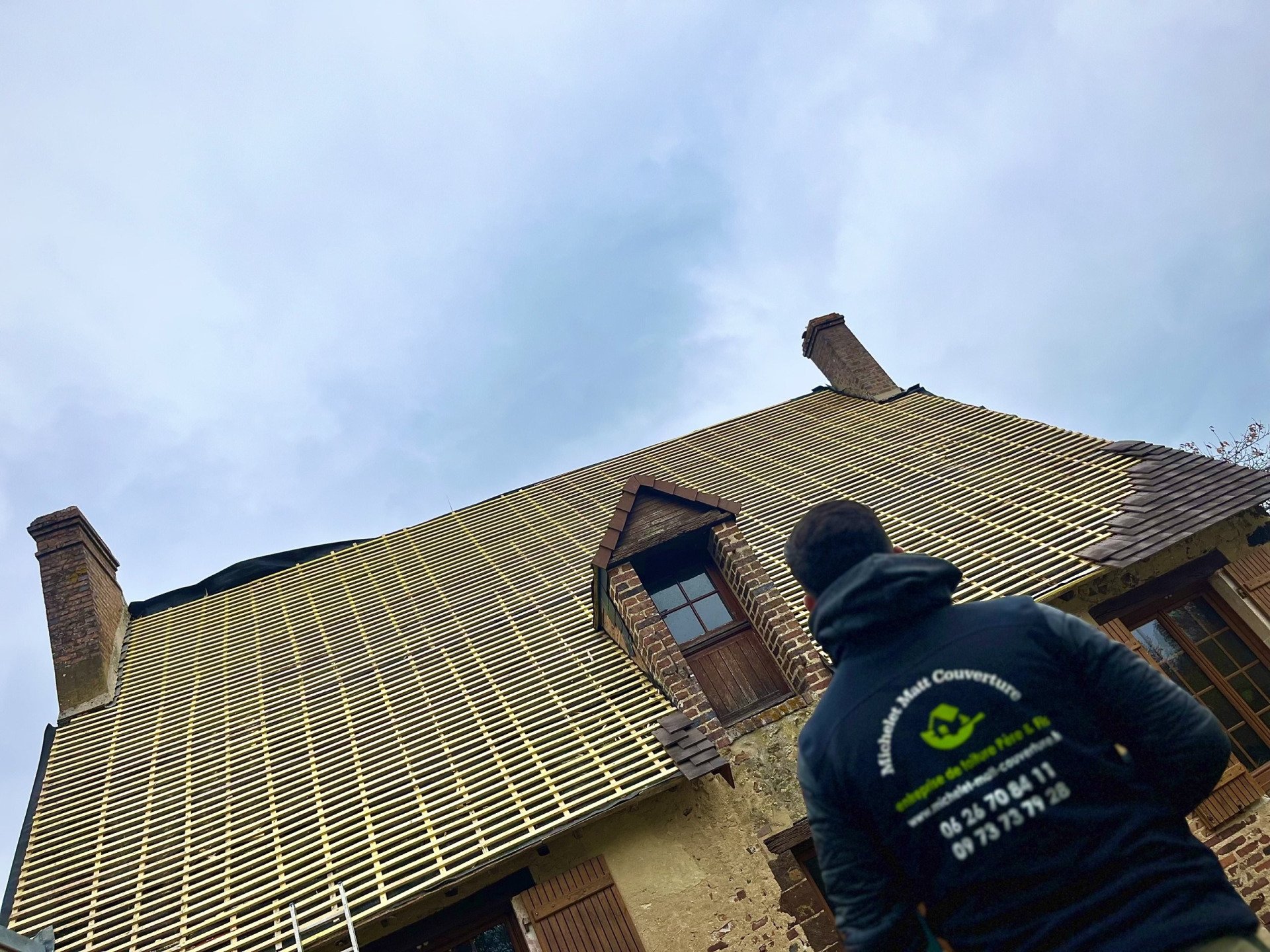 Installation de toiture