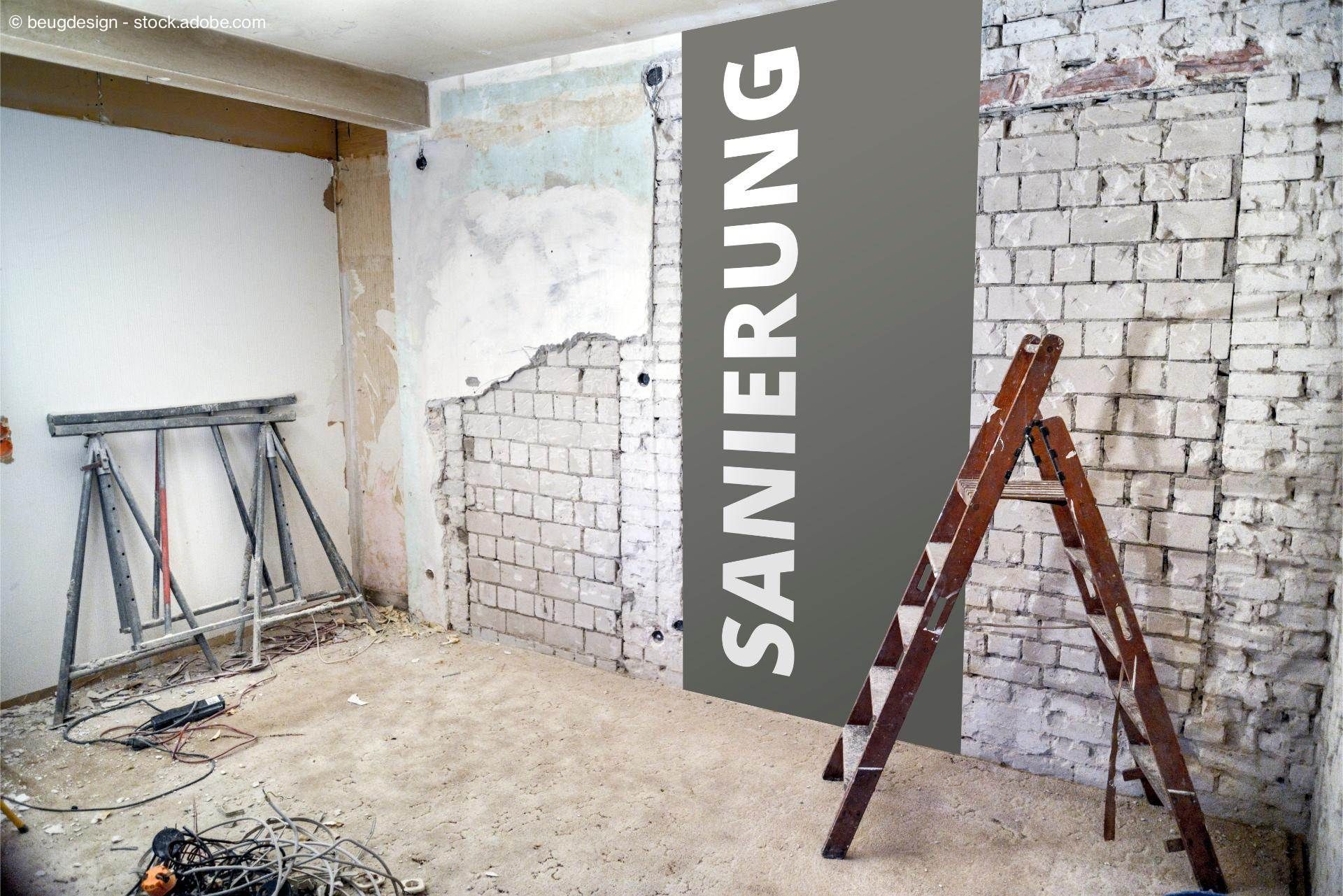 Sanierung eines Raumes