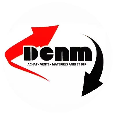 Logo  « mdm » et « ACHAT - VENTE - MATERIELS AGRI ET BTP »