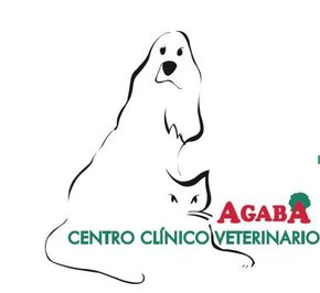 Un logotipo para un veterinario con un perro y un gato.