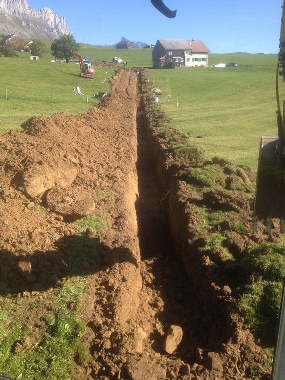 Grabarbeiten - GLB Bau Gams