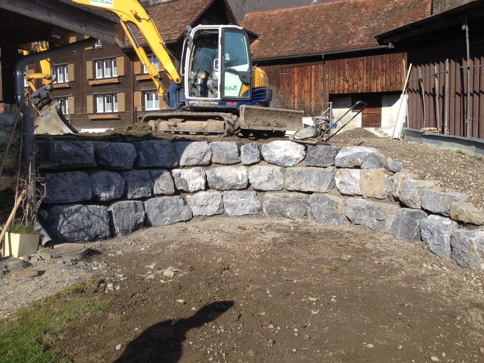 Stützmauer - GLB Bau Gams