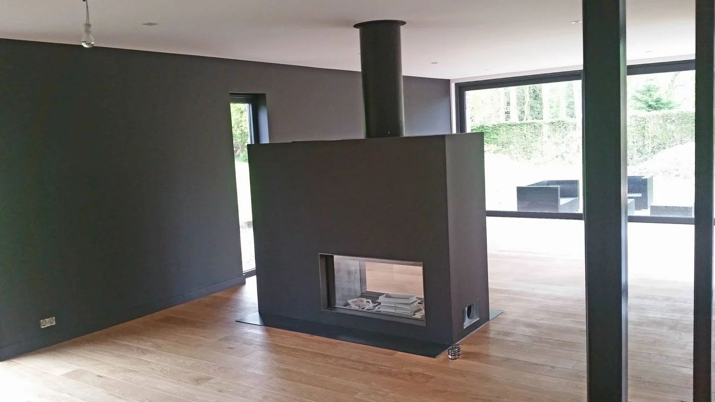 Résultats avec parquet flottant, peinture et cheminée peinte