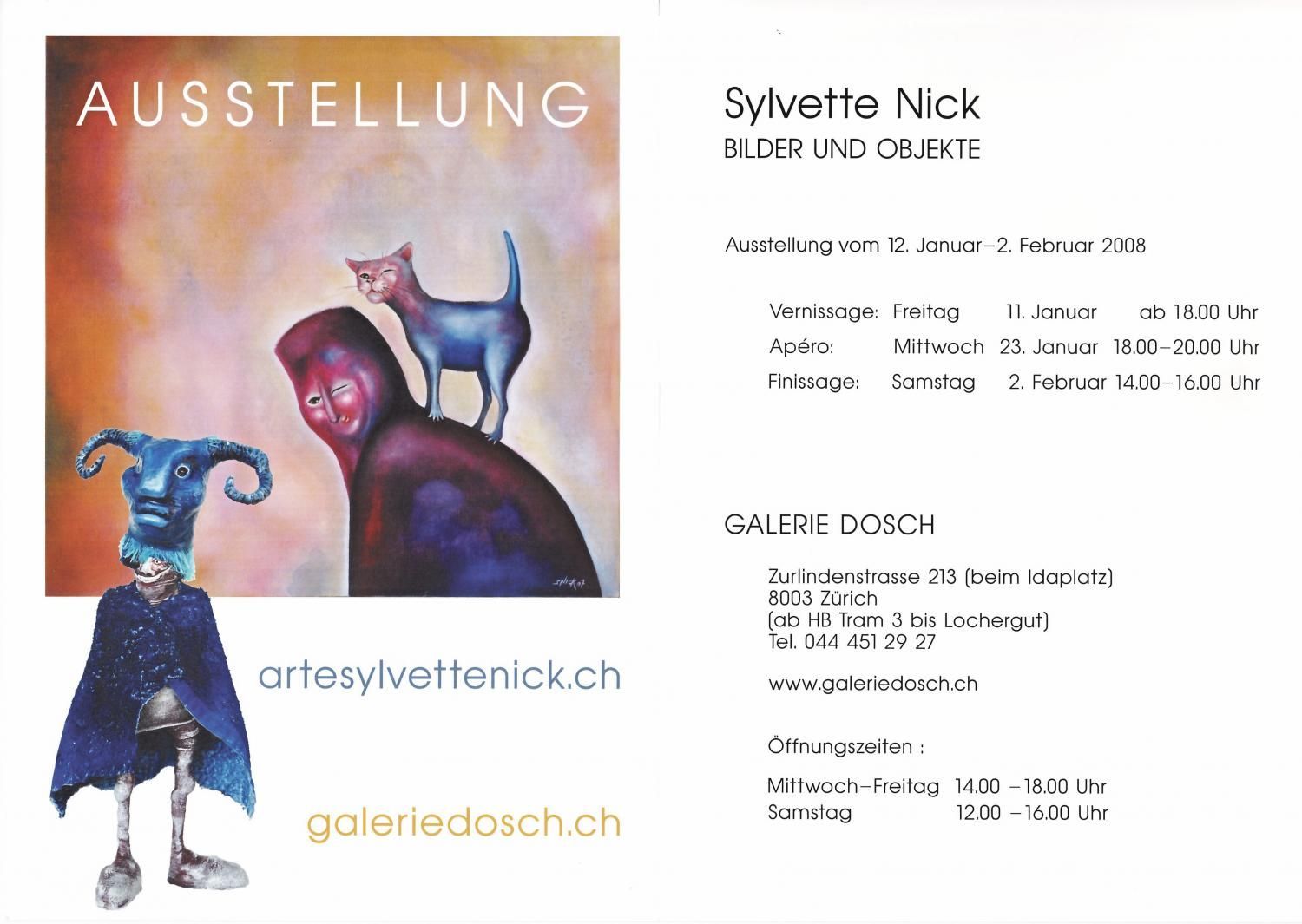 SYLVETTE  NICK
Bilder und Objekte