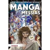 Bild mit Jesus in einer Mangazeichnung