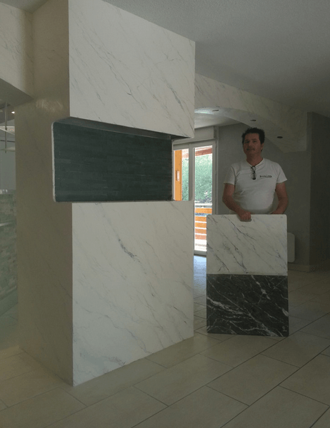 Travaux de rénovation à la chaux