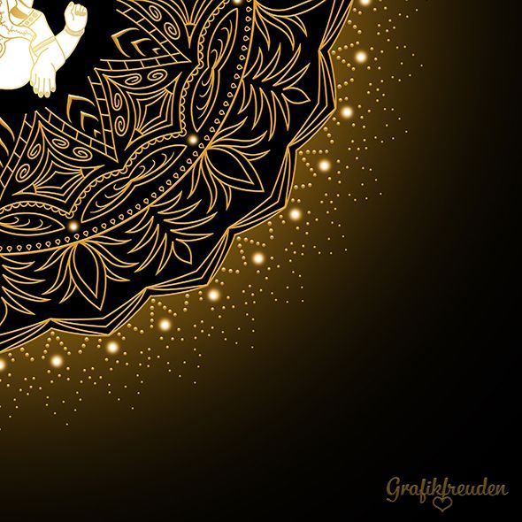 Grafikfreuden, Golden Spirit, Ganesha
