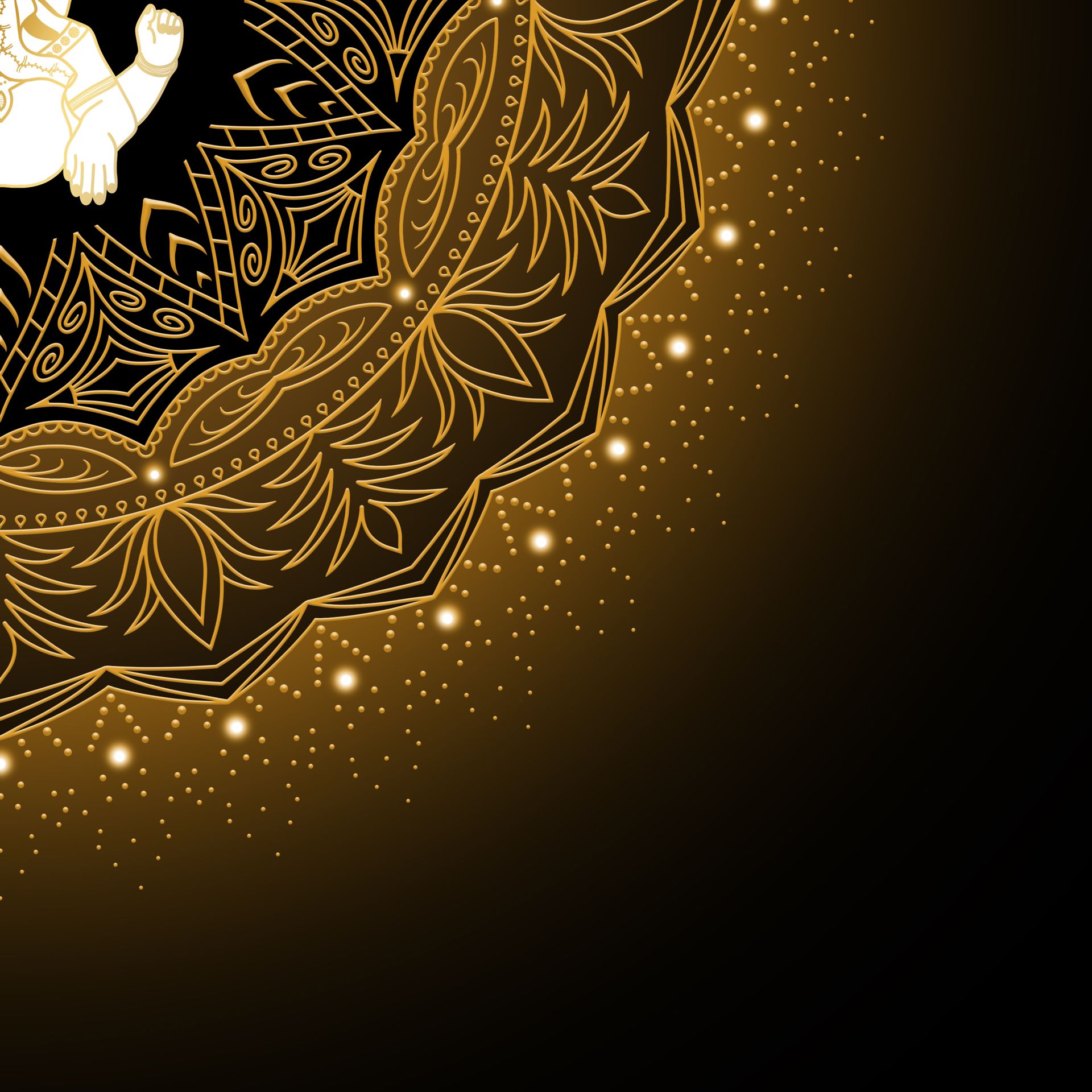 Tanja Brauweiler, Grafikkunst, Golden Spirit, Ganesha