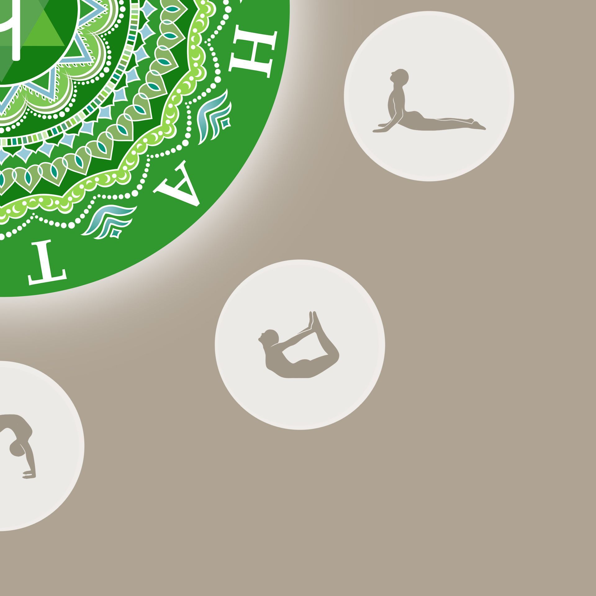 Tanja Brauweiler, Grafikkunst, Chakren Asana Flow, Yoga, Herzchakra, Anahata