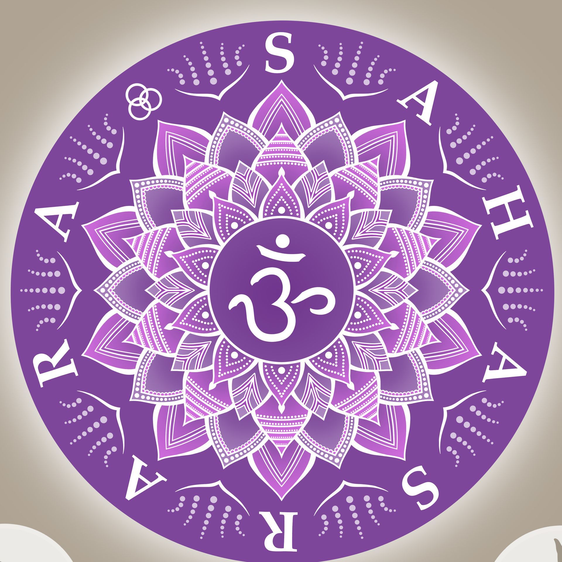 Tanja Brauweiler, Grafikkunst, Chakren Asana Flow, Yoga, Kronenchakra, Sahasrara