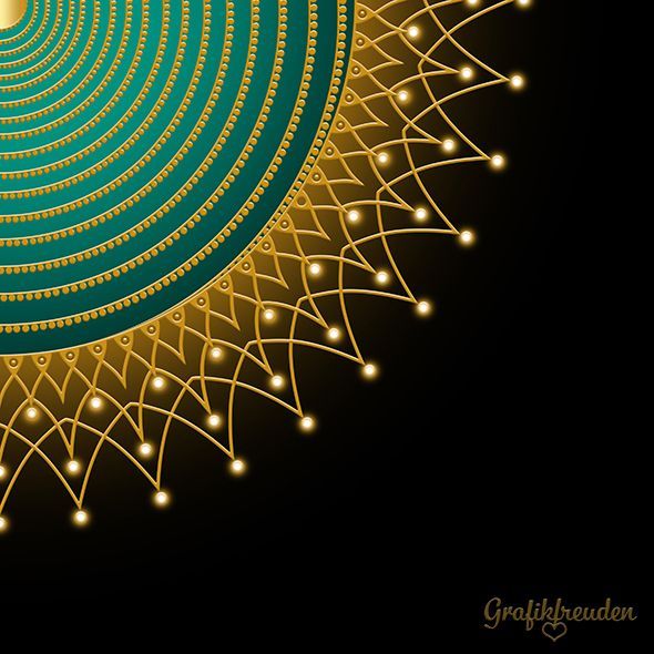 Grafikfreuden, Golden Spirit, Lebensspirale