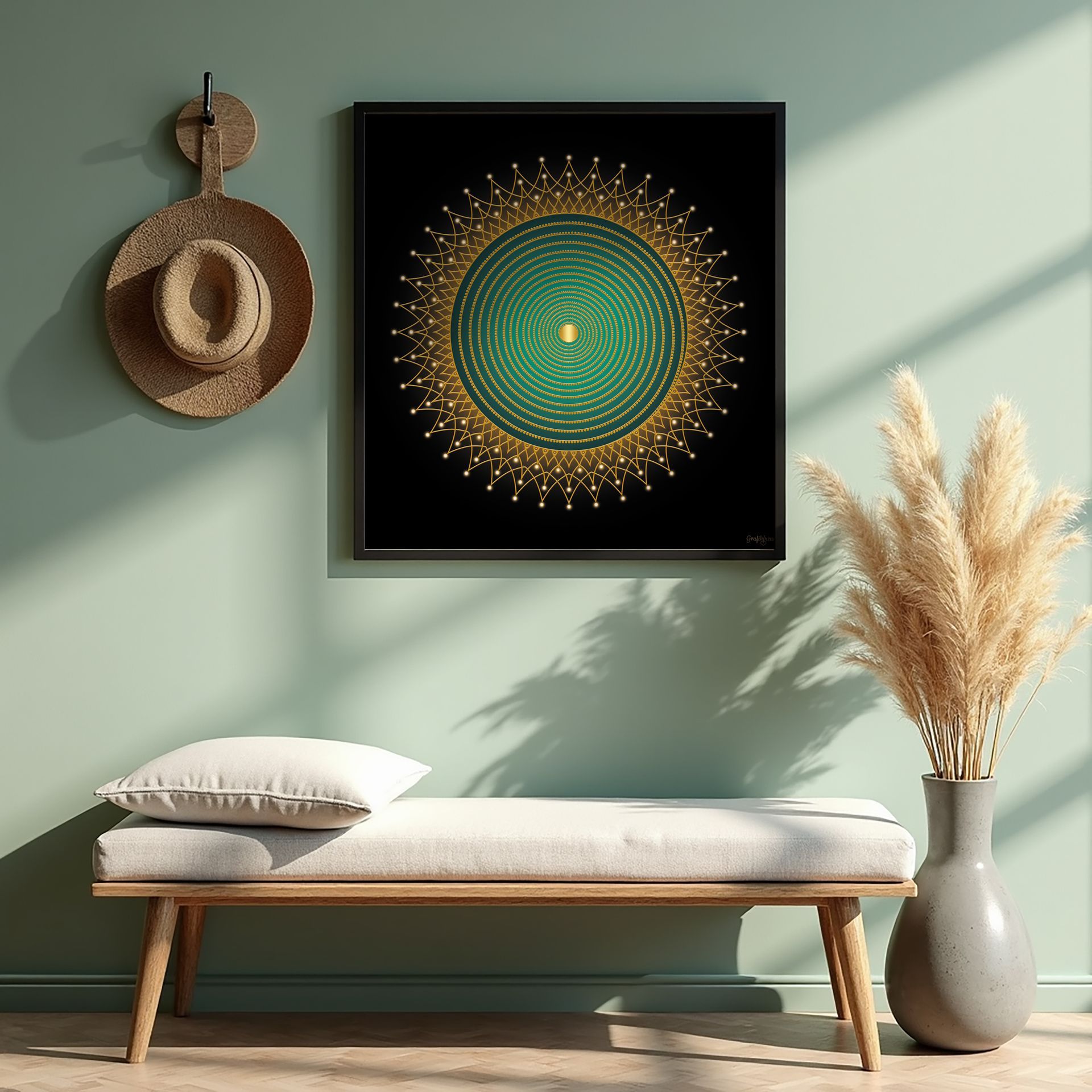 Grafikfreuden, Golden Spirit, Lebensspirale