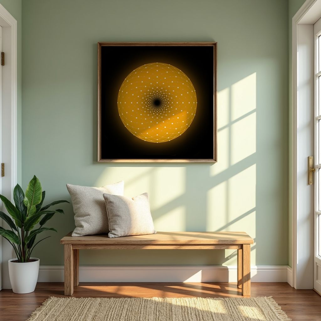 Tanja Brauweiler, Grafikkunst, Golden Spirit, Torus