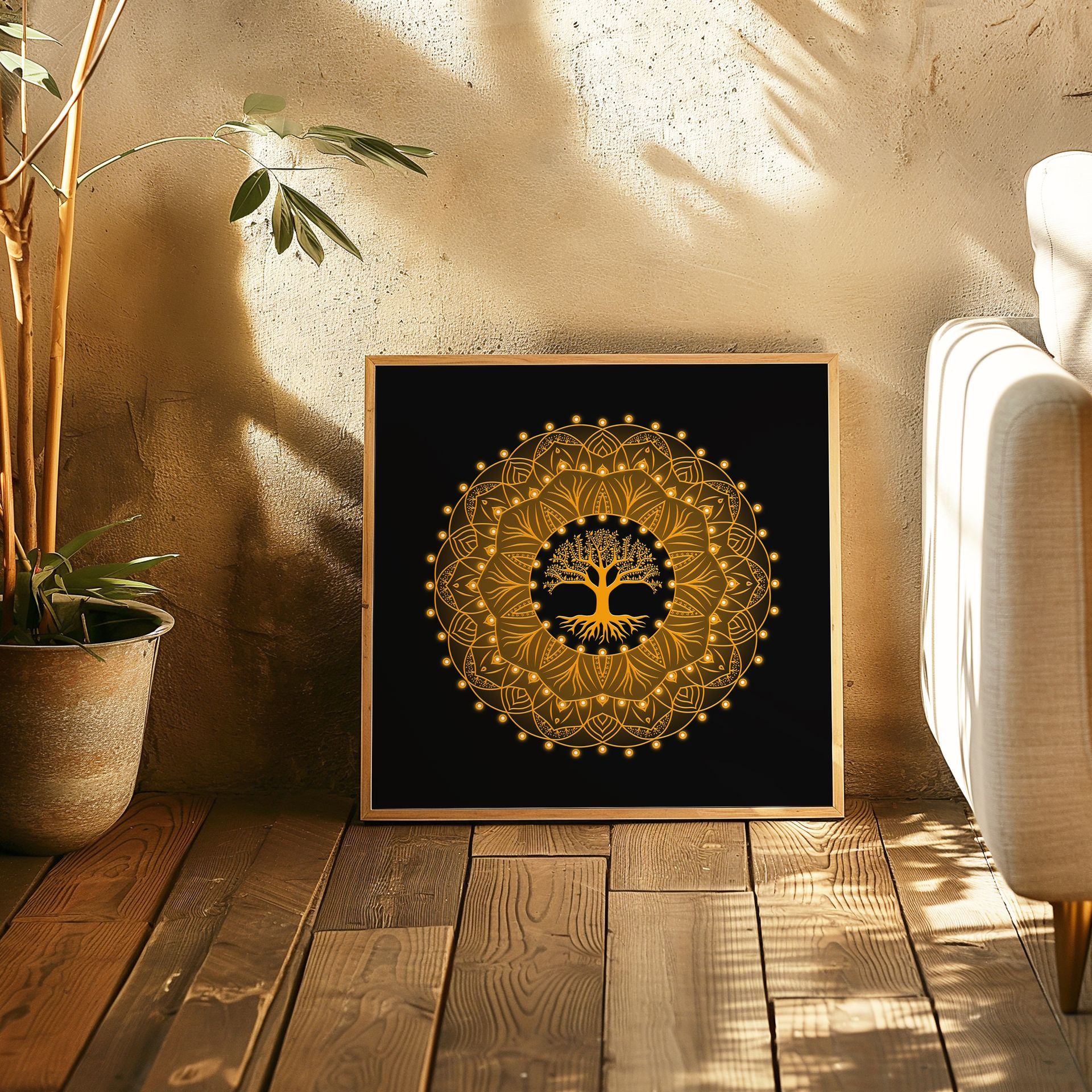 Tanja Brauweiler, Grafikkunst, Golden Spirit, Baum des Lebens