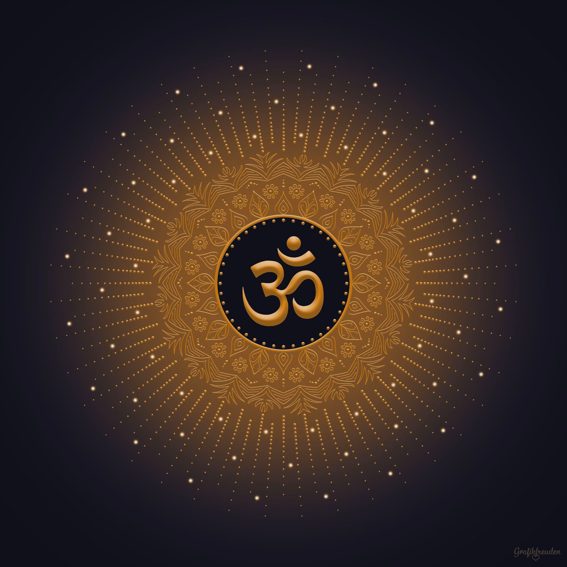 Grafikfreuden, Golden Spirit, Om