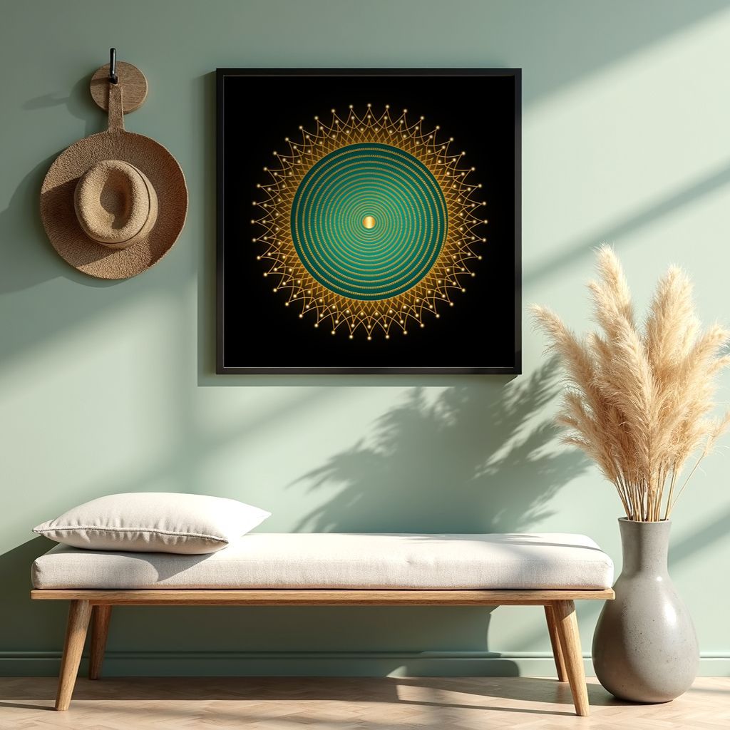 Tanja Brauweiler, Grafikkunst, Golden Spirit, Lebensspirale