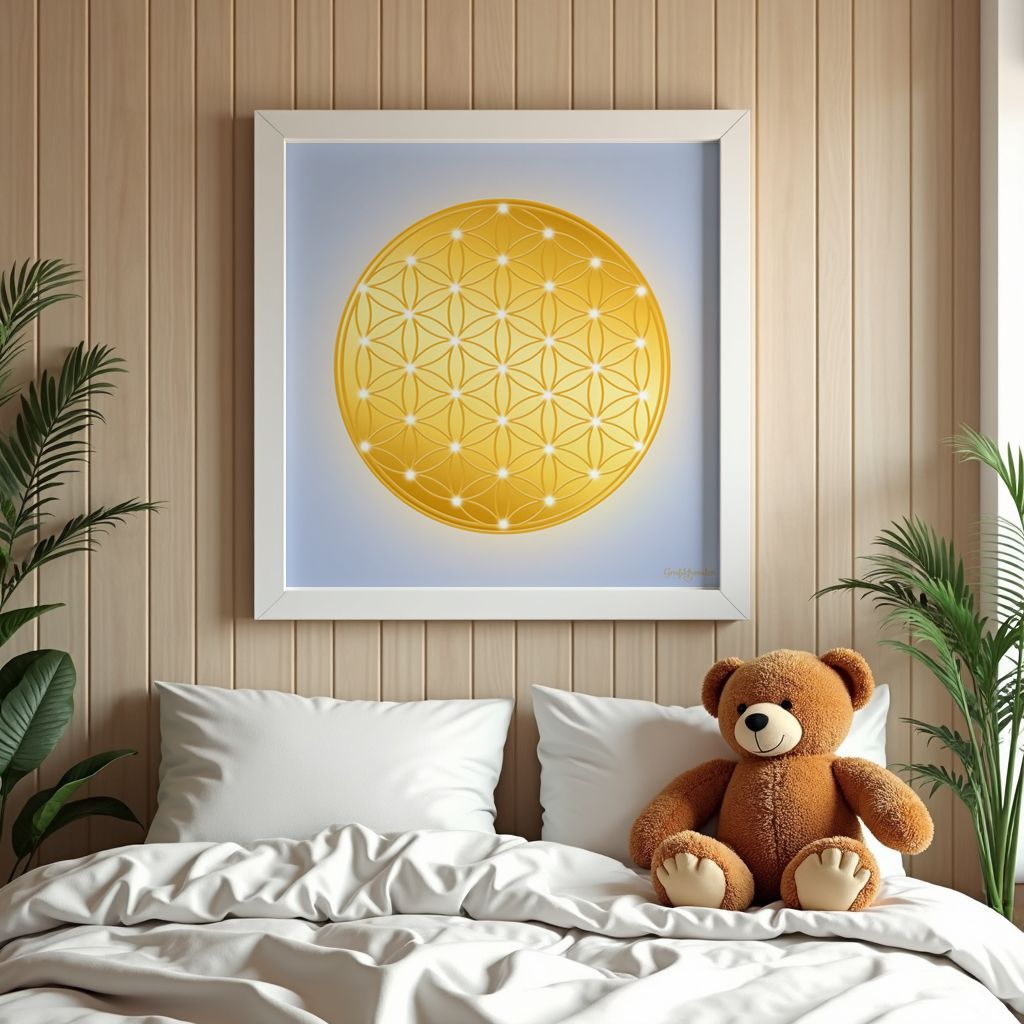 Grafikfreuden, Golden Spirit, Blume des Lebens