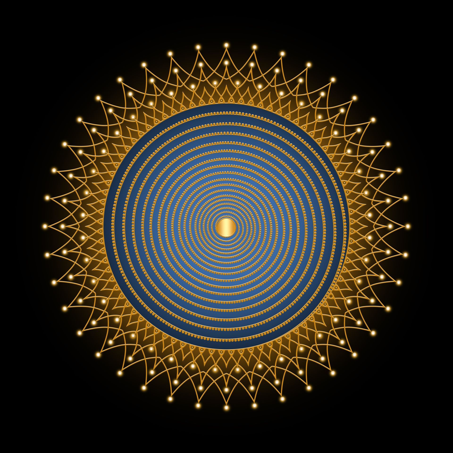 Tanja Brauweiler, Grafikkunst, Golden Spirit, Lebensspirale