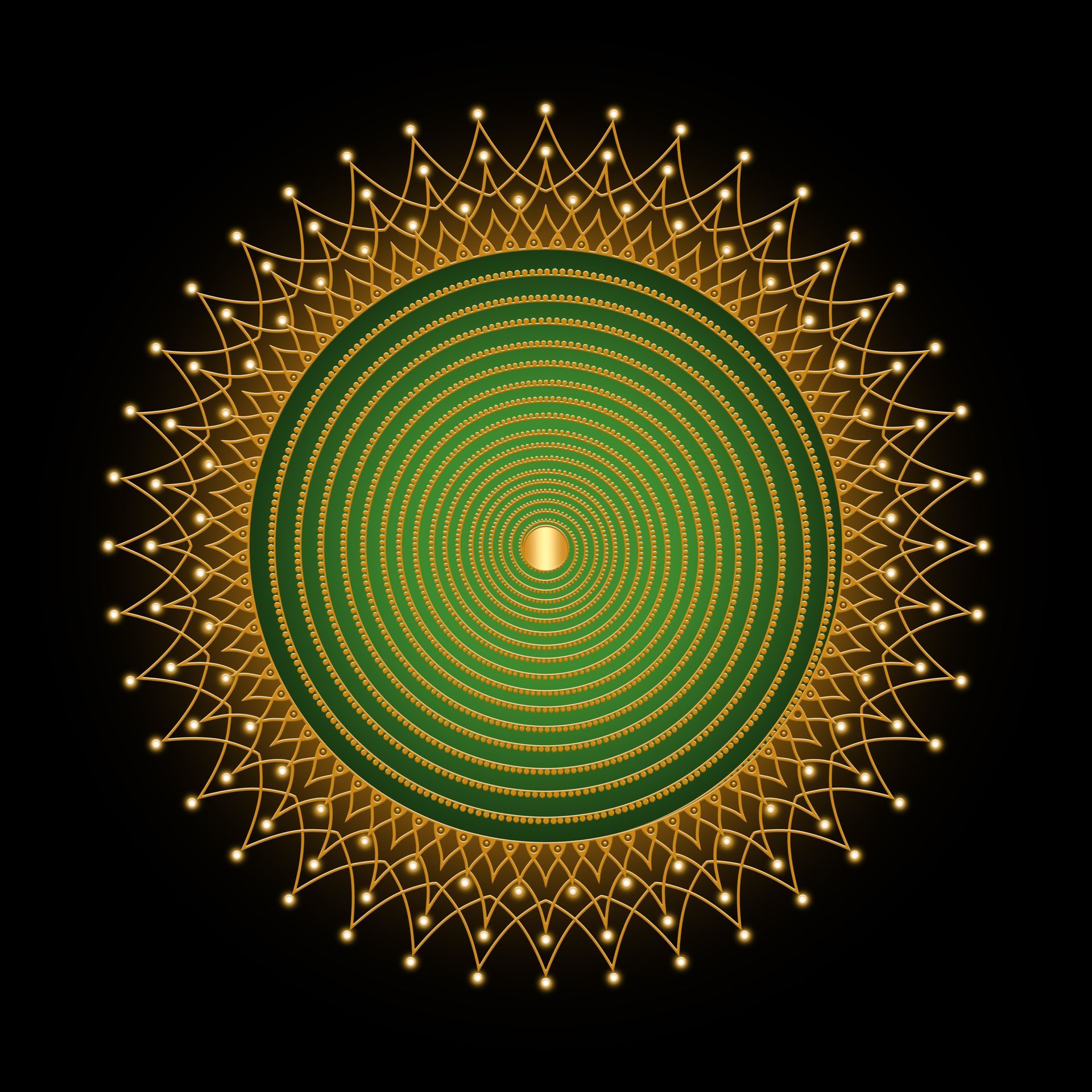 Tanja Brauweiler, Grafikkunst, Golden Spirit, Lebensspirale
