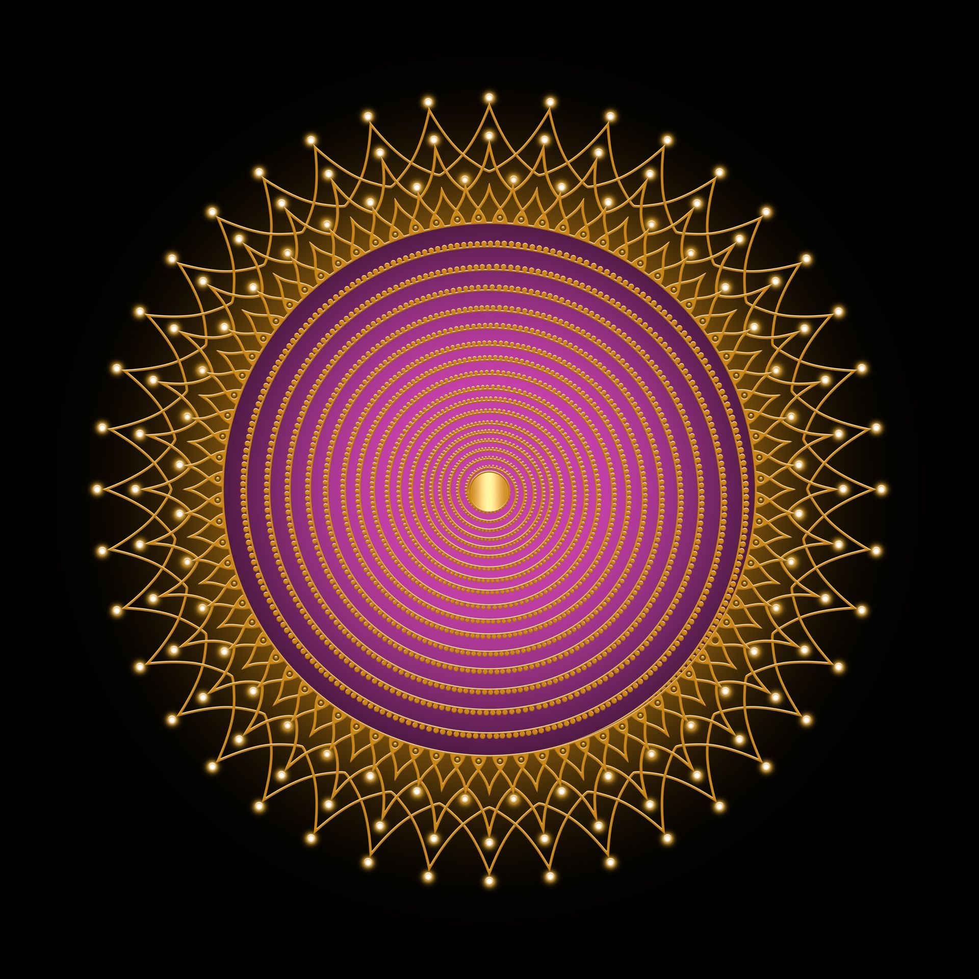 Tanja Brauweiler, Grafikkunst, Golden Spirit, Lebensspirale