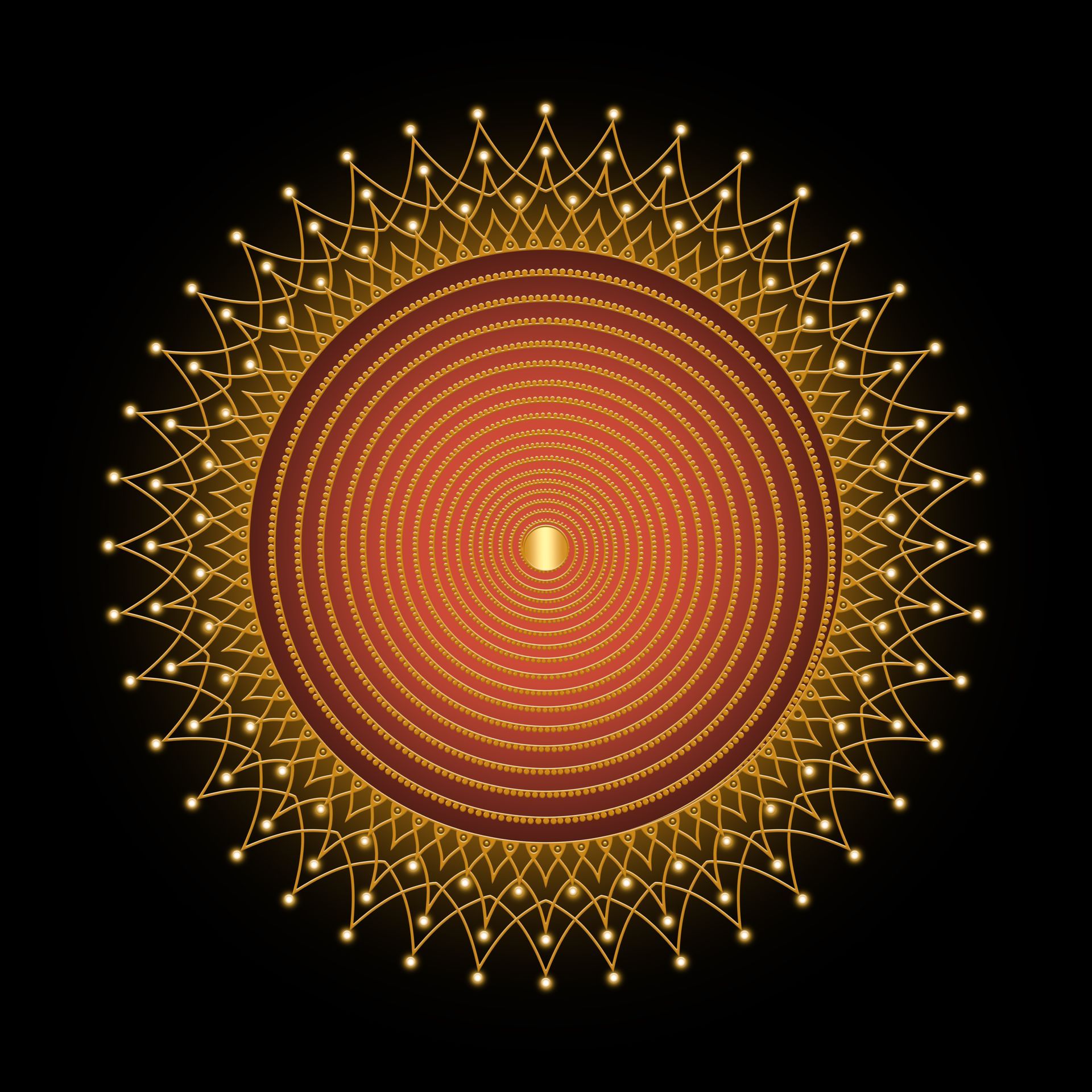Tanja Brauweiler, Grafikkunst, Golden Spirit, Lebensspirale