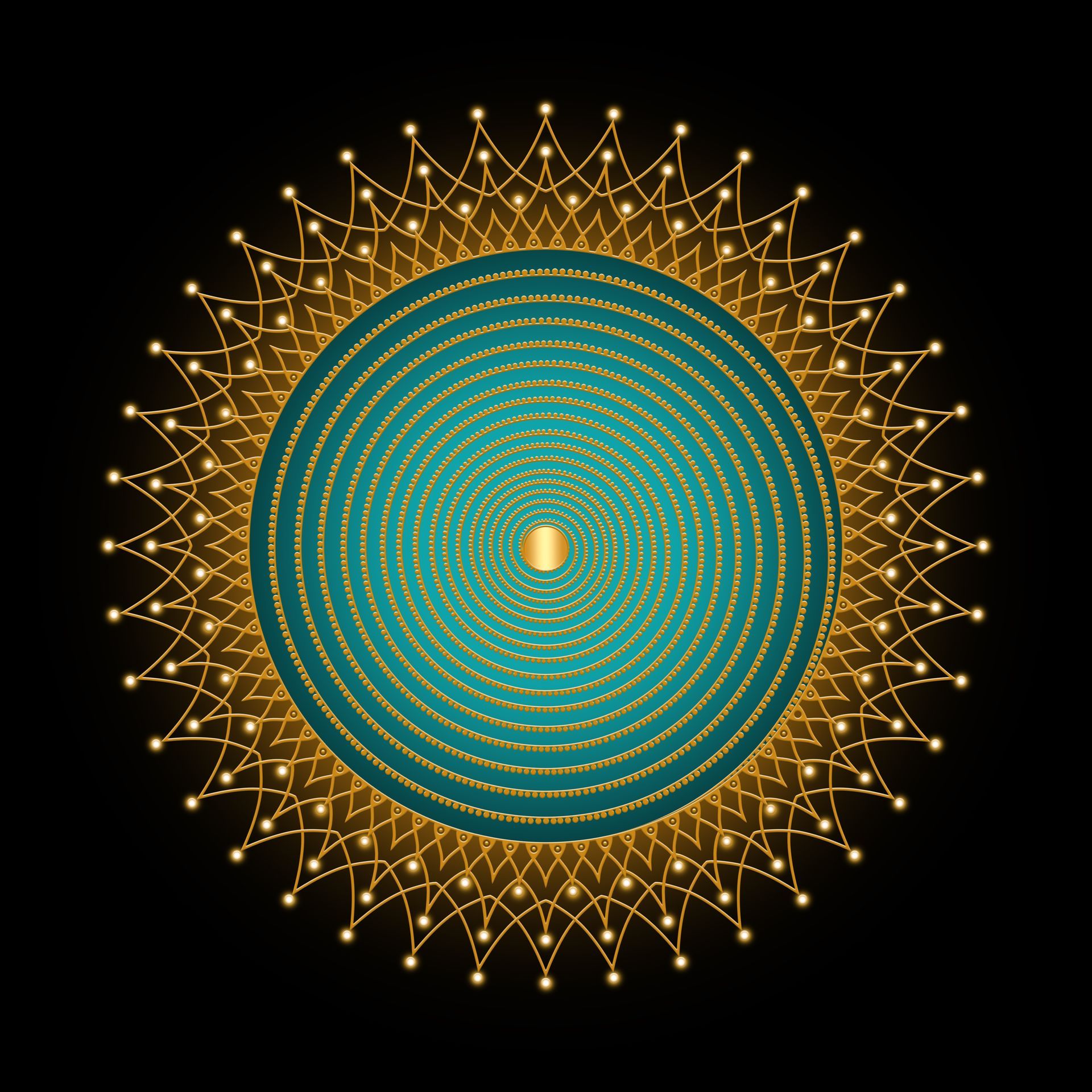 Tanja Brauweiler, Grafikkunst, Golden Spirit, Lebensspirale