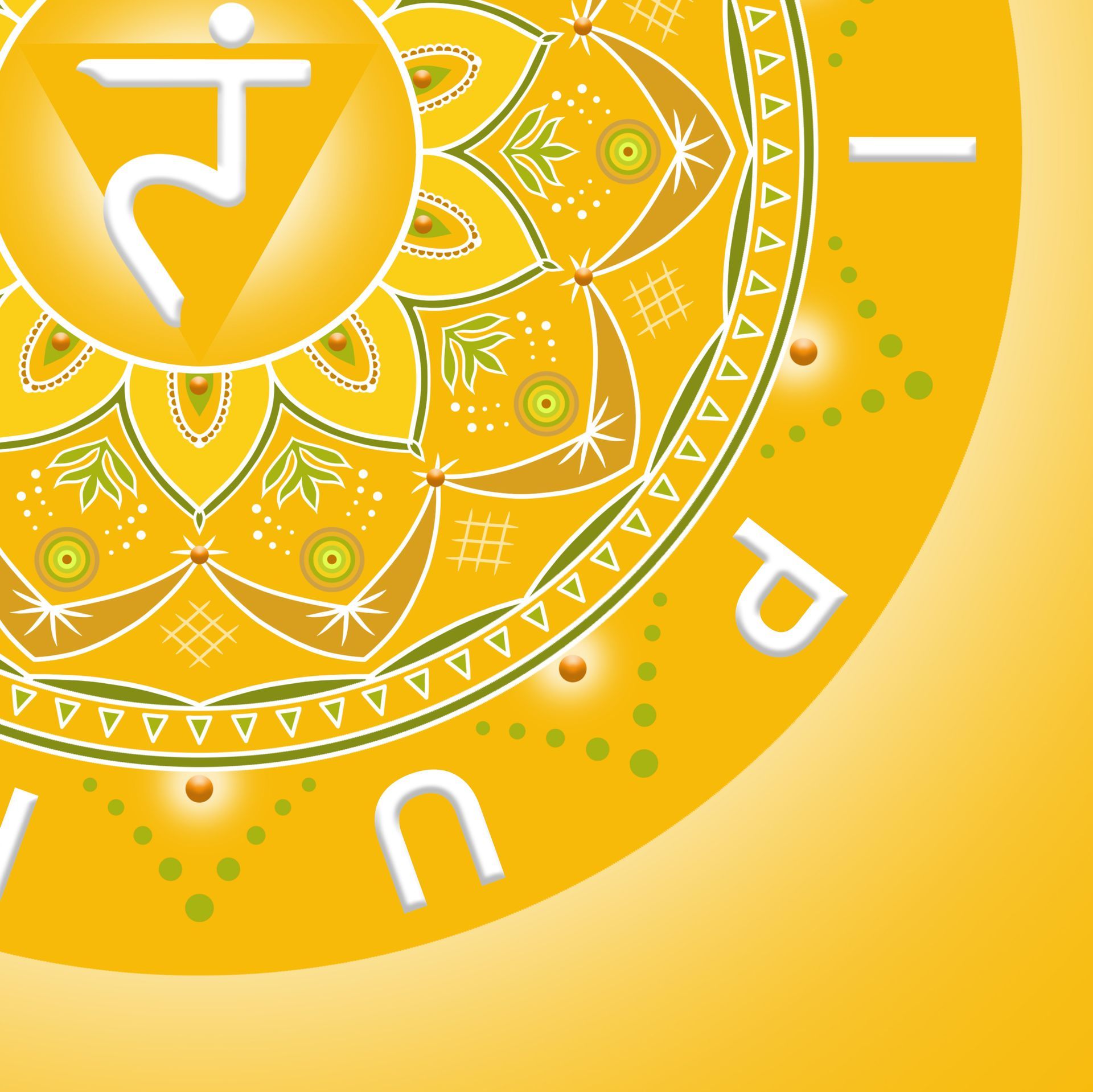 Tanja Brauweiler, Grafikkunst, Chakren Balance, Chakra, Solarplexuschakra, Manipura