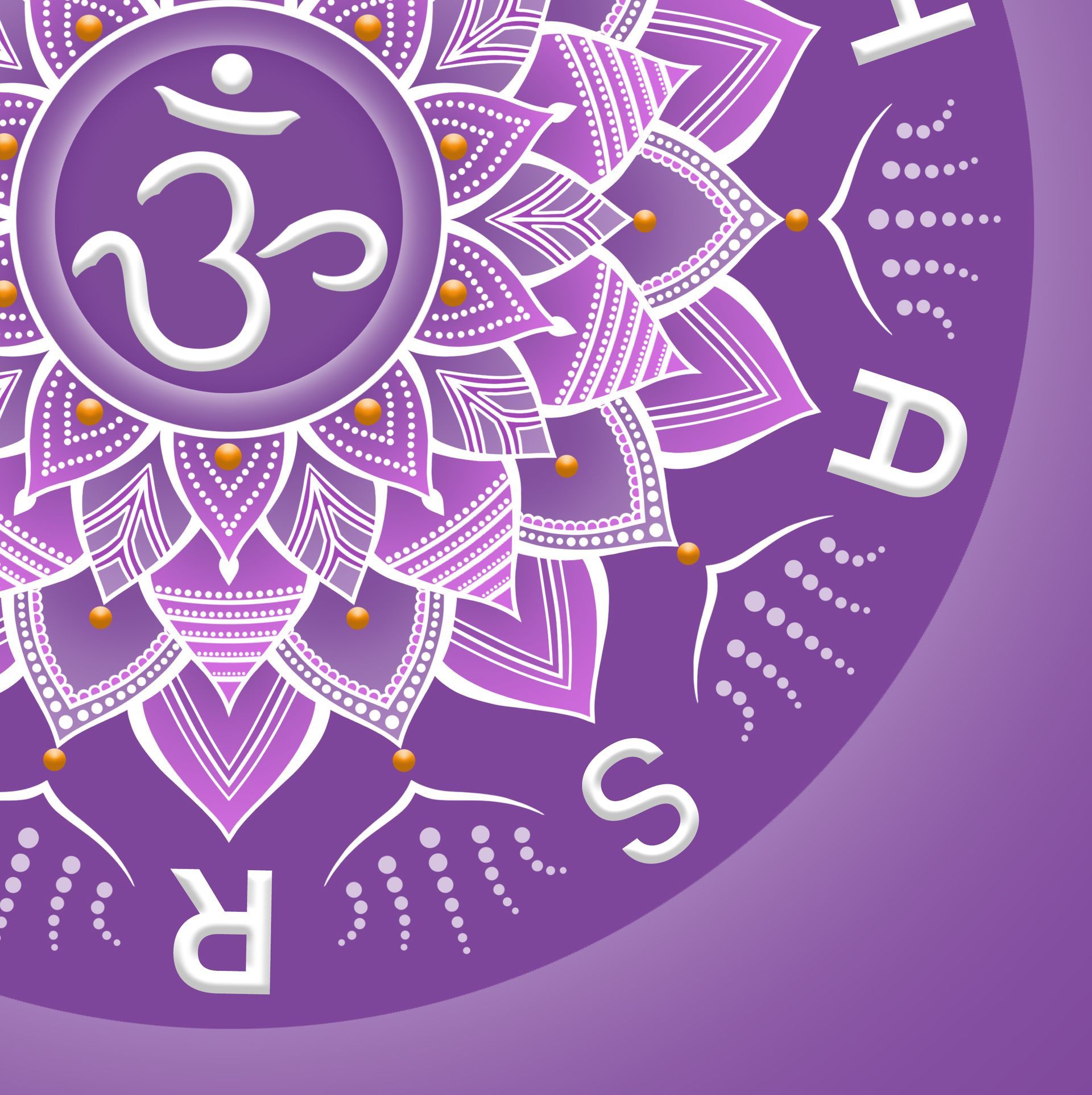 Grafikfreuden, Chakra, Kronenchakra, Sahasrara