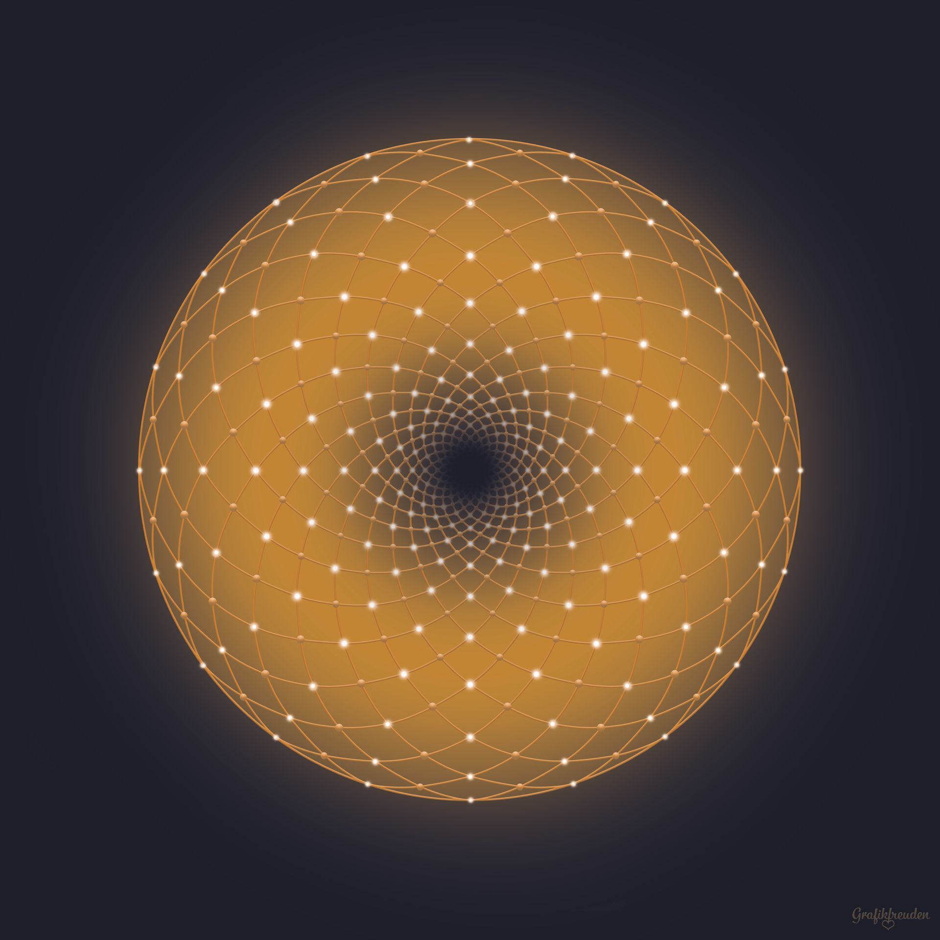 Grafikfreuden, Golden Spirit, Torus